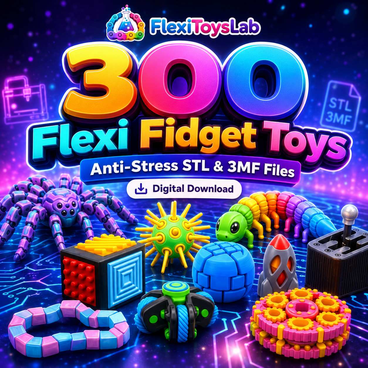 Complete Print-in-Place Fidget Vault offer